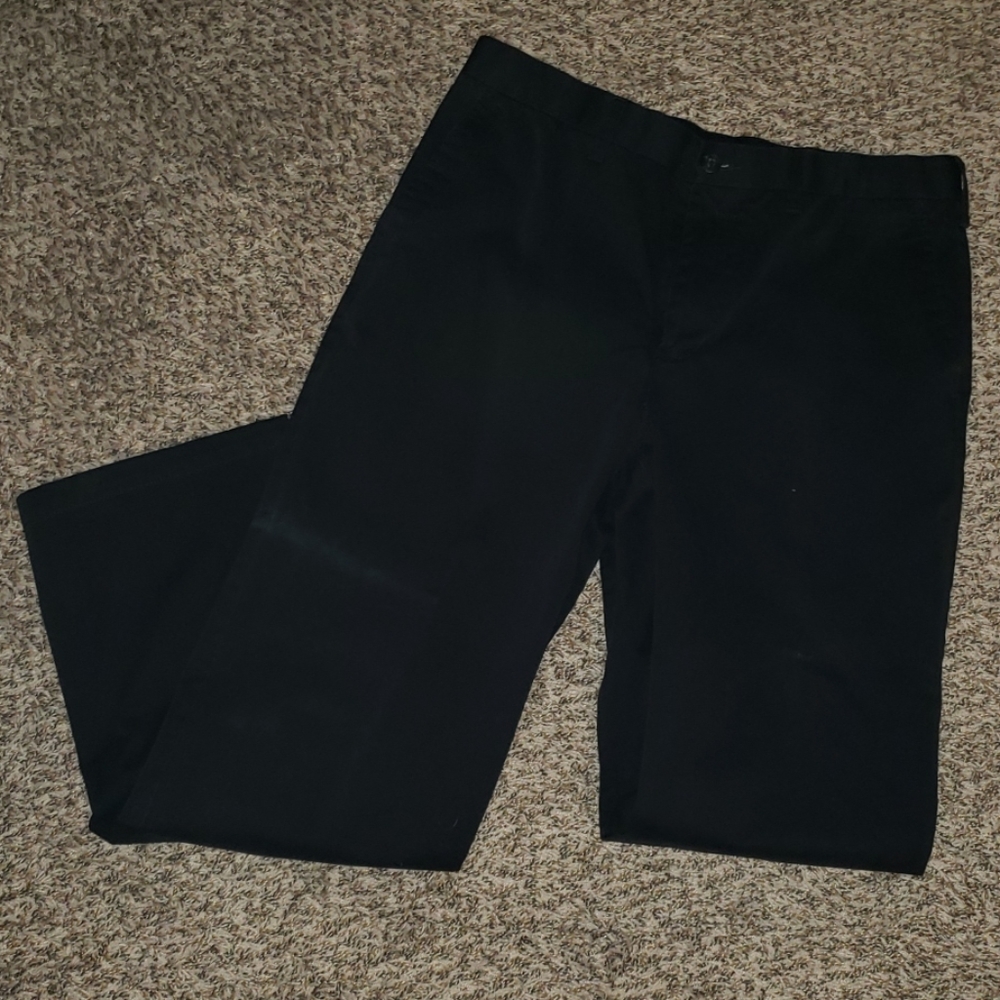 Men's black khakis
